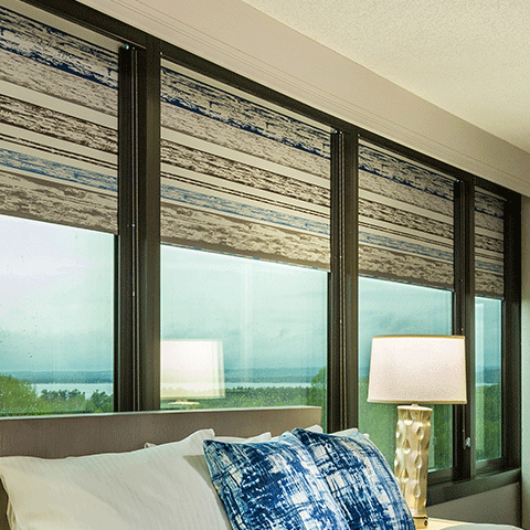 Roller shade fabric options